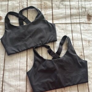 Girlfriend Collective Simone High Support Sports Bras Gray Size Small